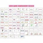 OKURMA/OKM-Q900 PORTABLE SEWING & EMBROIDERY MACHINE